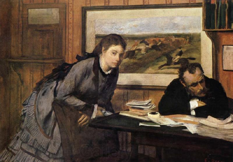 Edgar Degas feel wronged and act rashly Spain oil painting art